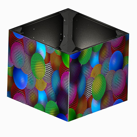 Prednja usluga 90-stepeni LED panel za LED ekran kvadratne kolone